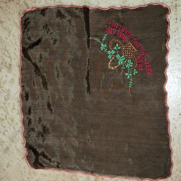 2 Vintage Handkerchiefs - Picture 2 of 5